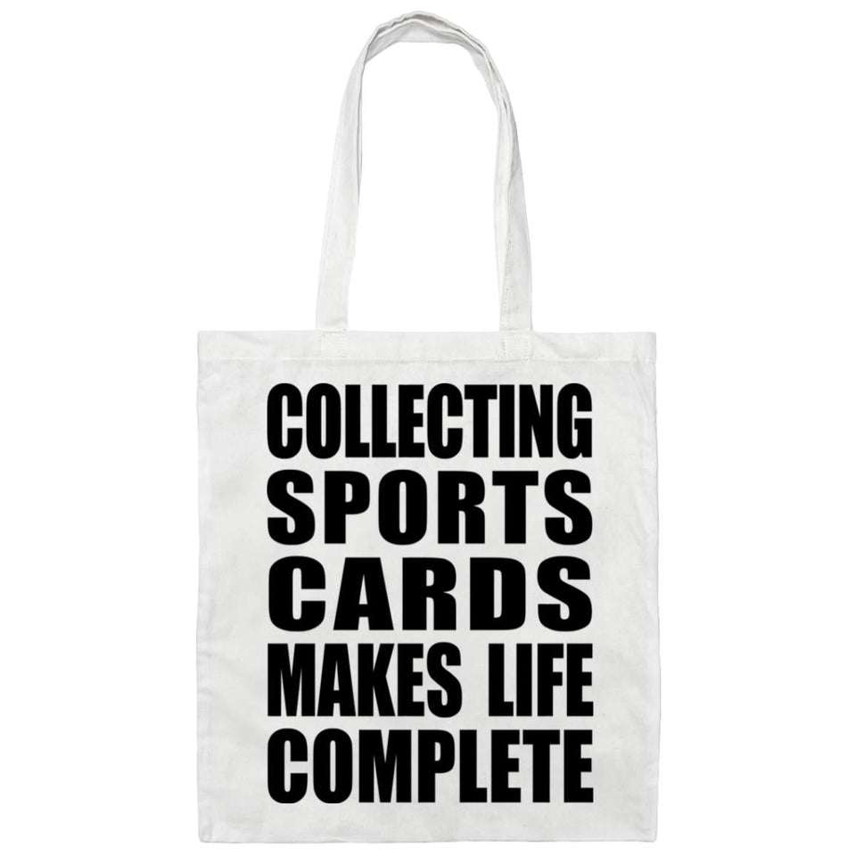 Collecting Sports Cards Makes Life Complete - Tote Bag White