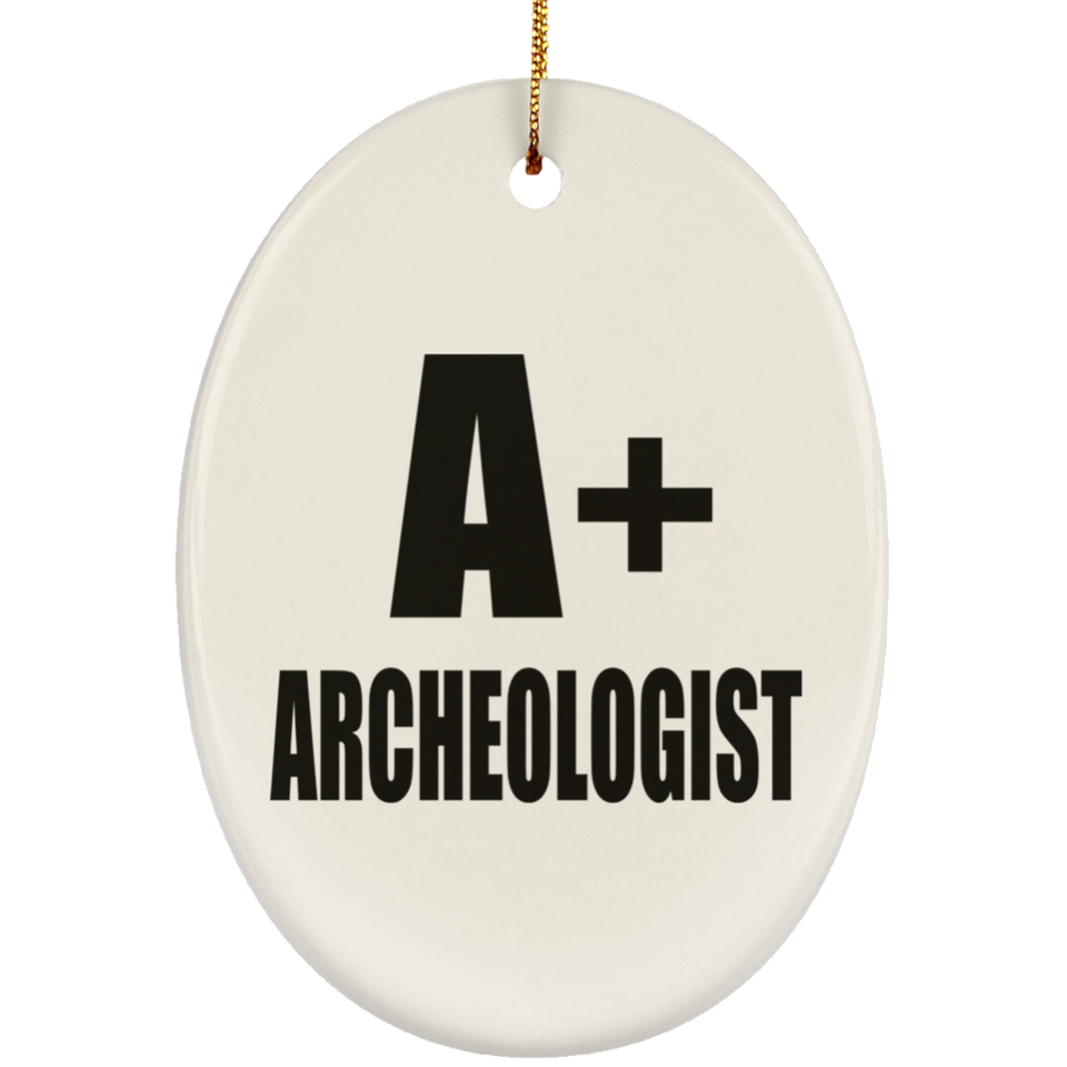A+ Archeologist - Oval Ornament