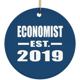 Economist Established EST. 2019 - Circle Ornament