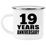 19th Anniversary 19 Years - 12oz Camping Mug