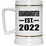 Granddaughter Established EST. 2022 - Beer Stein