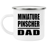 Miniature Pinscher Dad - 12oz Camping Mug