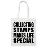 Collecting Stamps Makes Life Special - Tote Bag White
