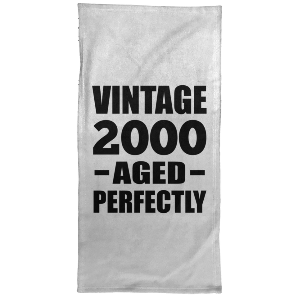 24th Birthday Vintage 2000 Aged Perfectly - Hand Towel