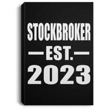 Stockbroker Established EST. 2023 - Canvas Portrait
