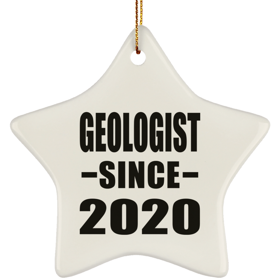 Geologist Since 2020 - Star Ornament