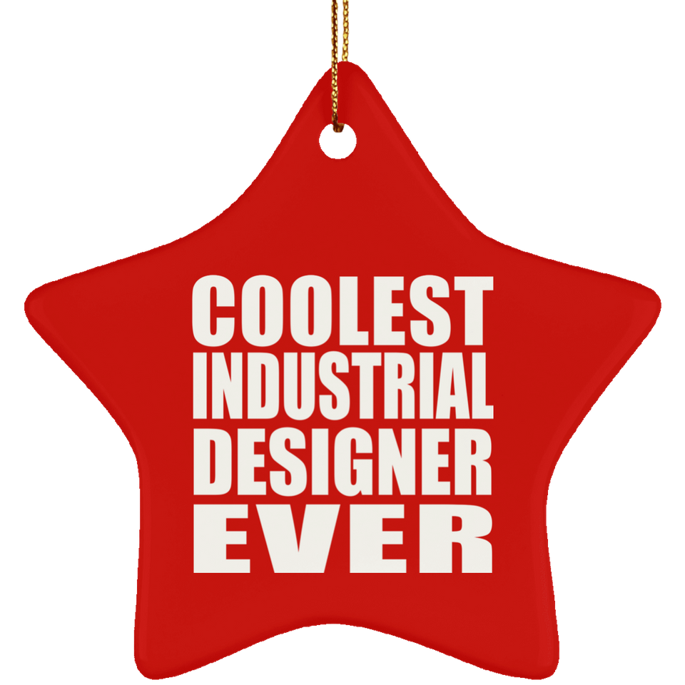 Coolest Industrial Designer Ever - Star Ornament