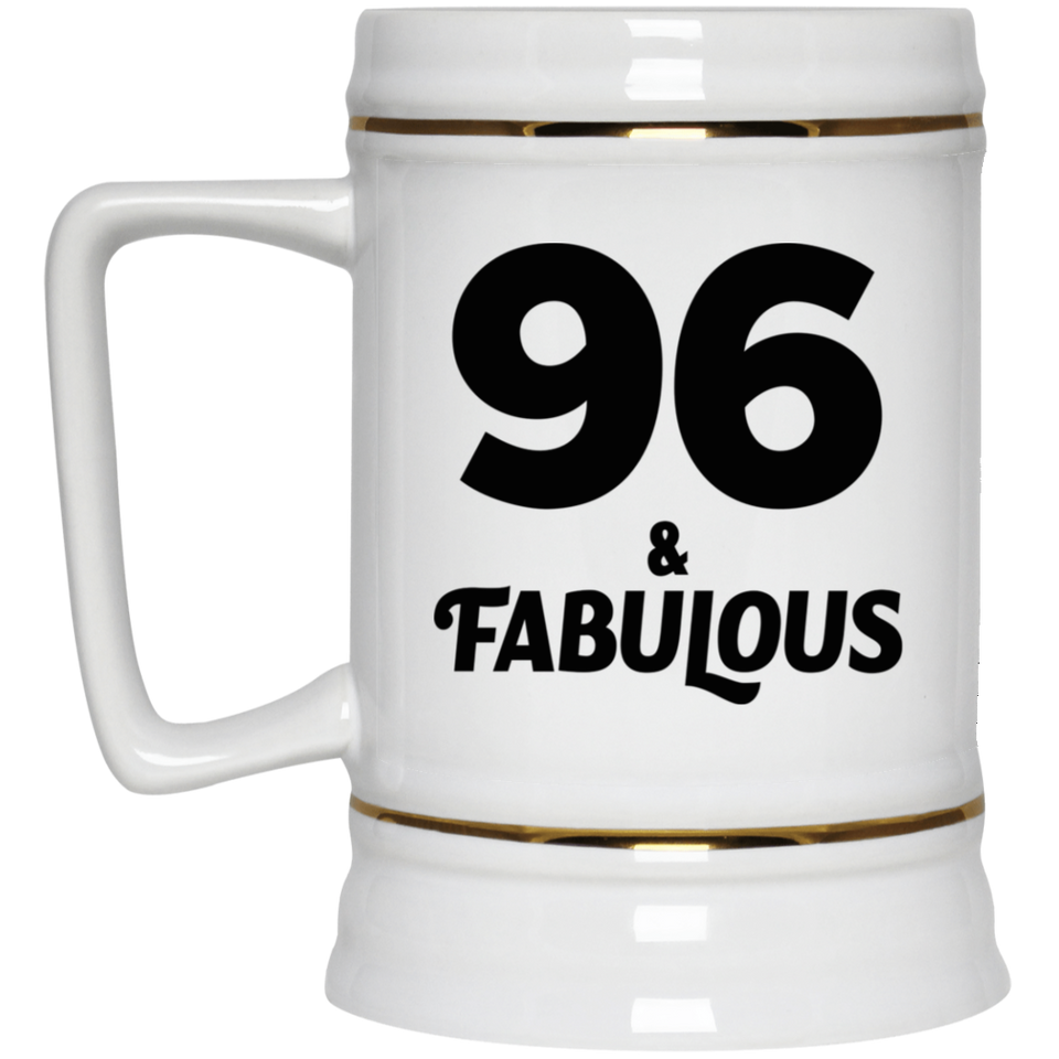 96th Birthday 96 & Fabulous - Beer Stein