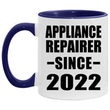 Appliance Repairer Since 2022 - 11oz Accent Mug Purple