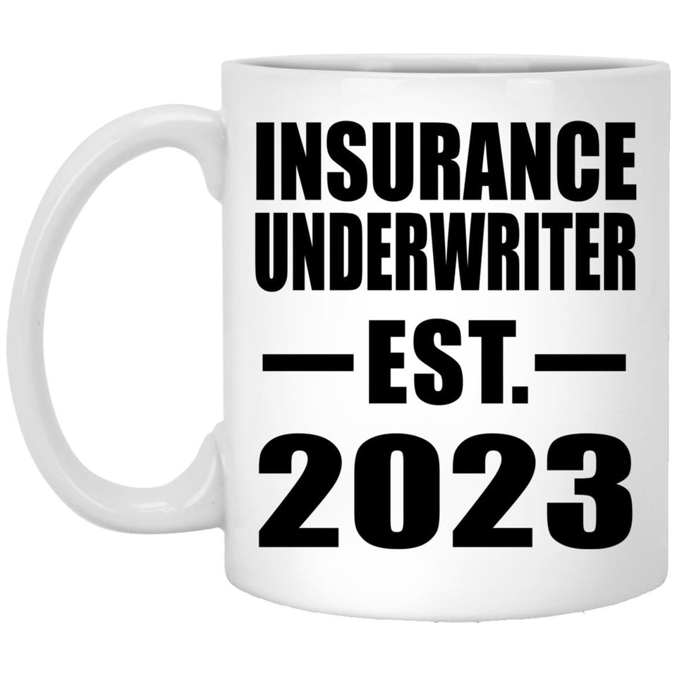 Insurance Underwriter Established EST. 2023 - 11oz Coffee Mug