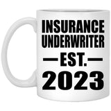 Insurance Underwriter Established EST. 2023 - 11oz Coffee Mug