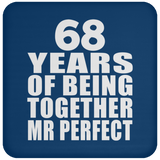 68th Anniversary 68 Years Of Being Mr Perfect - Drink Coaster