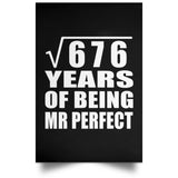 26th Anniversary Square Root of 676 Years of Mr Perfect - Poster Portrait