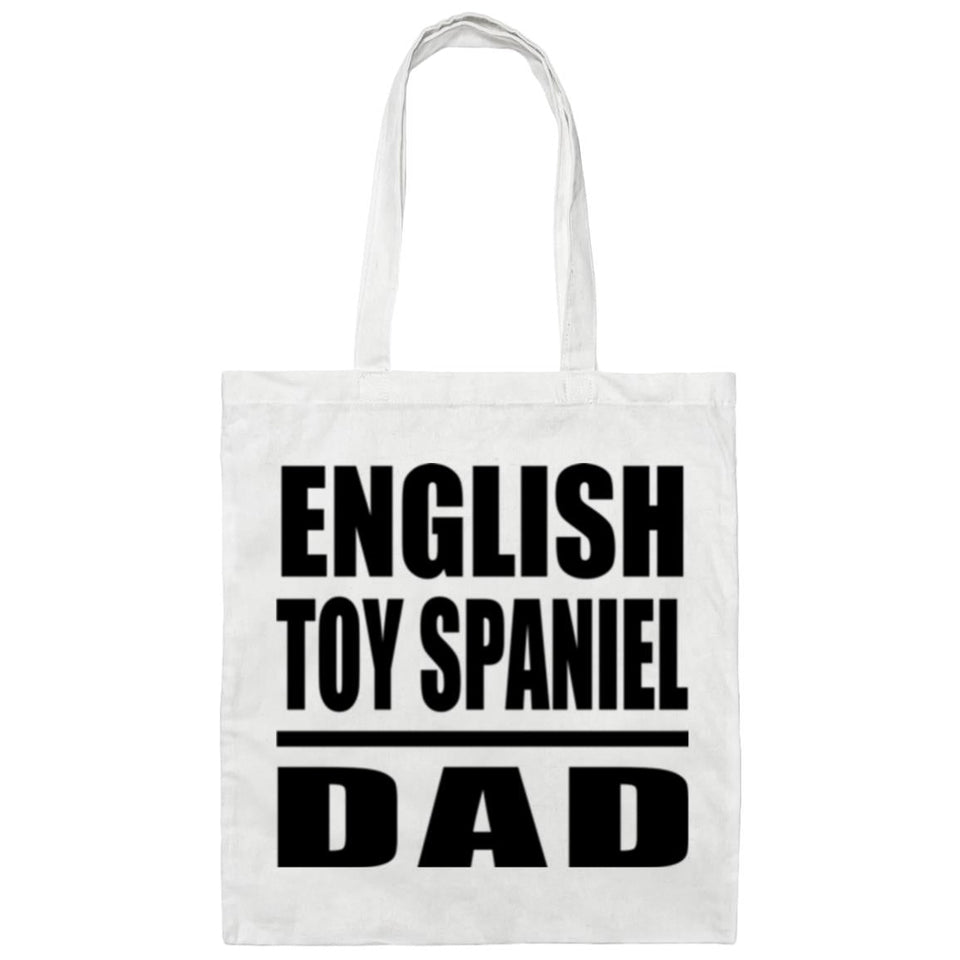 English Toy Spaniel Dad - Tote Bag White