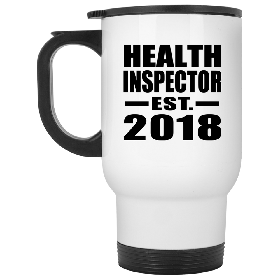 Health Inspector Established EST. 2018 - Travel Mug