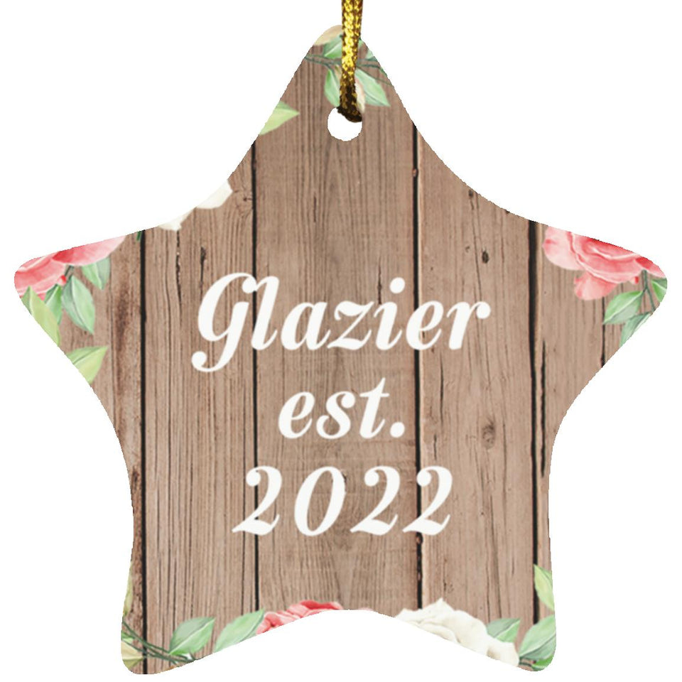 Glazier Established Est. 2022 - Star Ornament B