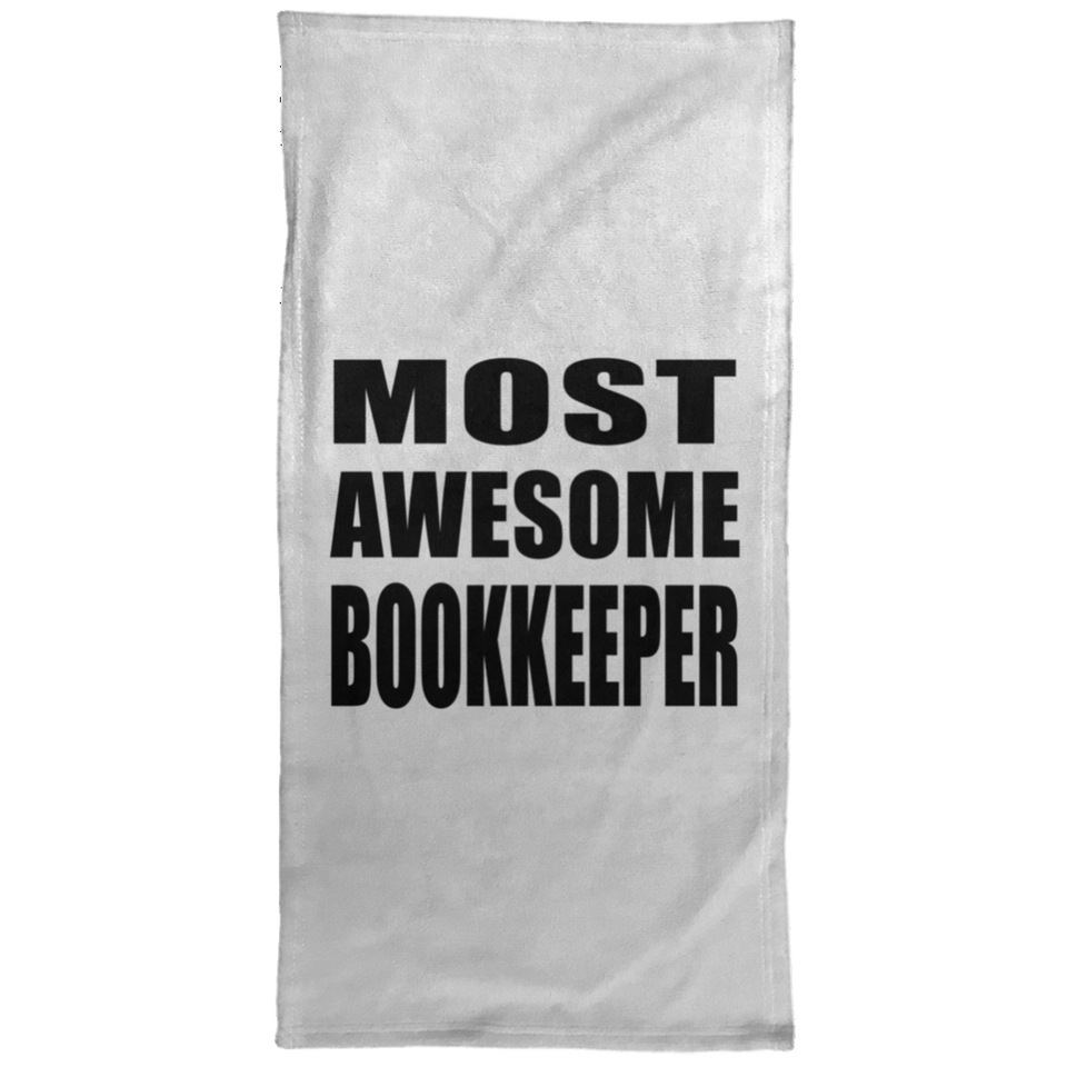 Most Awesome Bookkeeper - Hand Towel