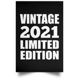 3rd Birthday Vintage 2021 Limited Edition - Poster Portrait