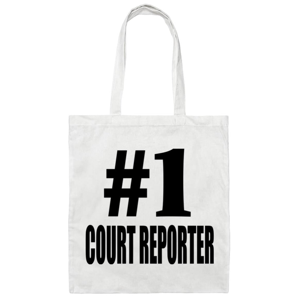 Number One #1 Court Reporter - Tote Bag White