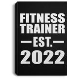 Fitness Trainer Established EST. 2022 - Canvas Portrait