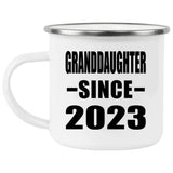 Granddaughter Since 2023 - 12oz Camping Mug