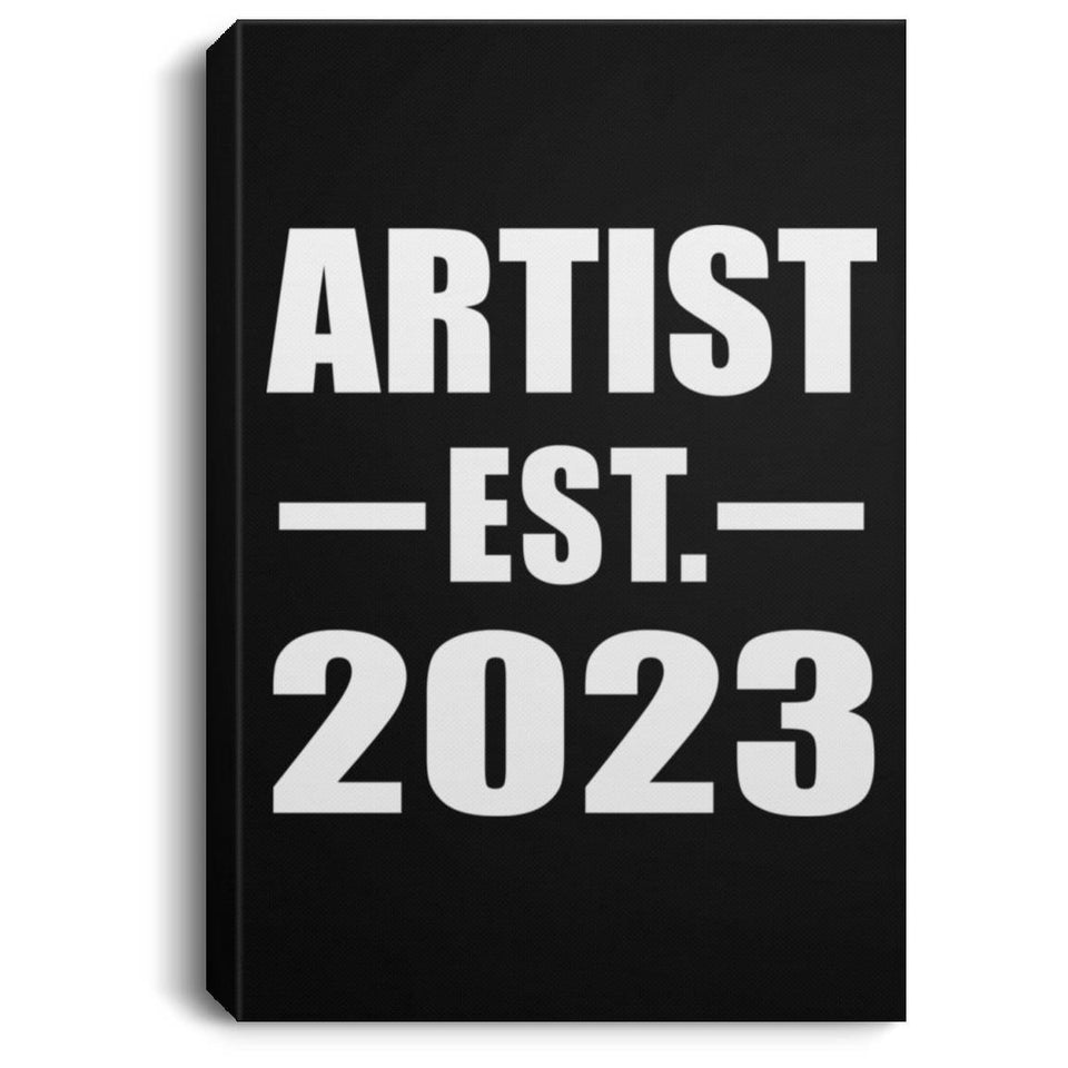 Artist Established EST. 2023 - Canvas Portrait