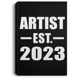 Artist Established EST. 2023 - Canvas Portrait
