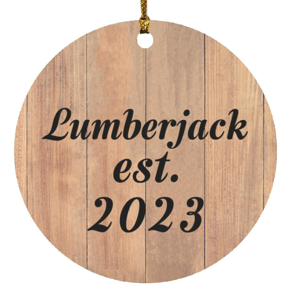 Lumberjack Established Est. 2023 - Circle Ornament C