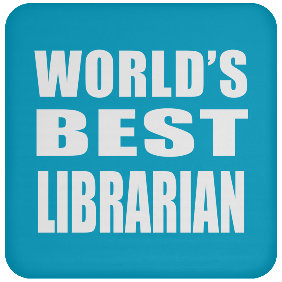 World's Best Librarian - Drink Coaster