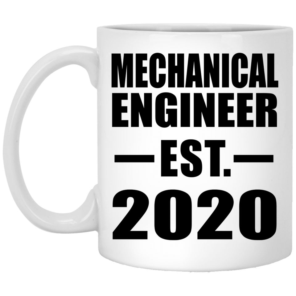 Mechanical Engineer Established EST. 2020 - 11oz Coffee Mug
