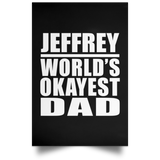 Jeffrey World's Okayest Dad - Poster Portrait