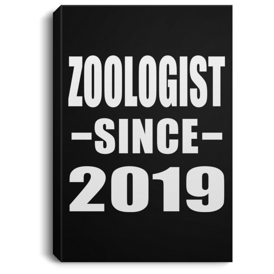 Zoologist Since 2019 - Canvas Portrait