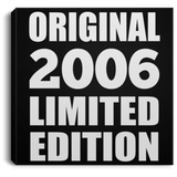 18th Birthday Original 2006 Limited Edition - Canvas Square