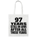 97th Anniversary 97 Years Still In Love After Years - Tote Bag White