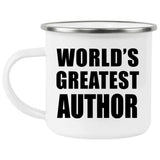 World's Greatest Author - 12oz Camping Mug