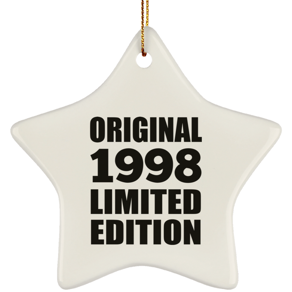 26th Birthday Original 1998 Limited Edition - Star Ornament