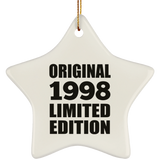 26th Birthday Original 1998 Limited Edition - Star Ornament