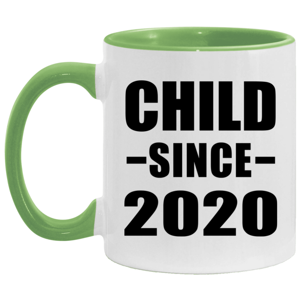 Child Since 2020 - 11oz Accent Mug Green