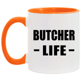 Butcher Life - 11oz Accent Mug Orange