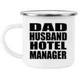 Dad Husband Hotel Manager - 12oz Camping Mug