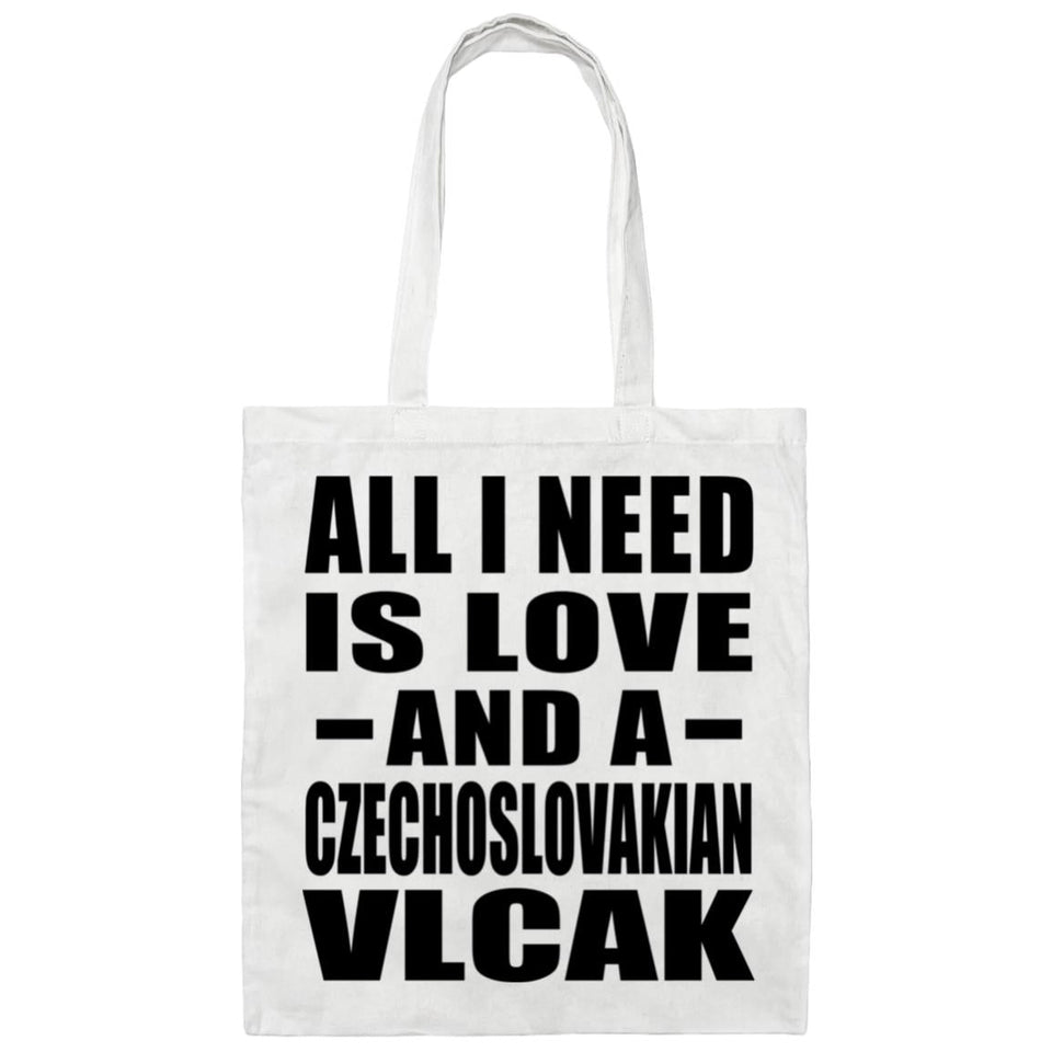 All I Need Is Love And A Czechoslovakian Vlcak - Tote Bag White