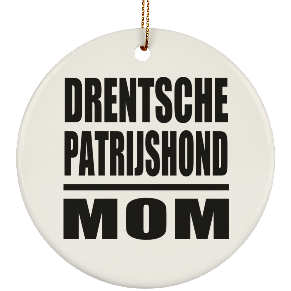 Drentsche Patrijshond Mom - Circle Ornament