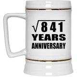 29th Anniversary Square Root of 841 Years Anniversary - Beer Stein