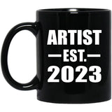 Artist Established EST. 2023 - 11oz Coffee Mug Black