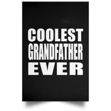 Coolest Grandfather Ever - Poster Portrait