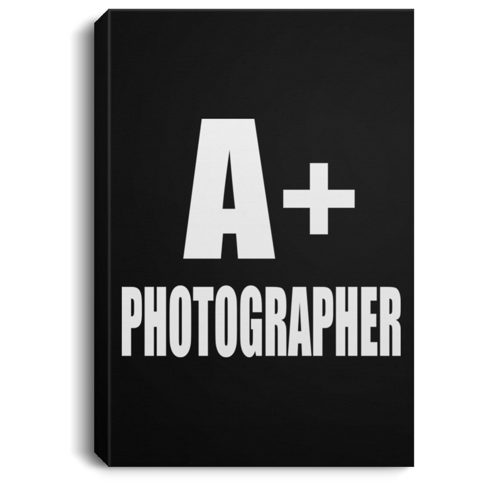 A+ Photographer - Canvas Portrait