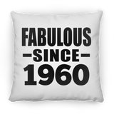 64th Birthday Fabulous Since 1960 - Throw Pillow