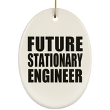 Future Stationary Engineer - Oval Ornament