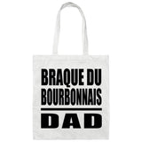 Braque Du Bourbonnais Dad - Tote Bag White