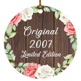 17th Birthday Original 2007 Limited Edition - Circle Ornament A